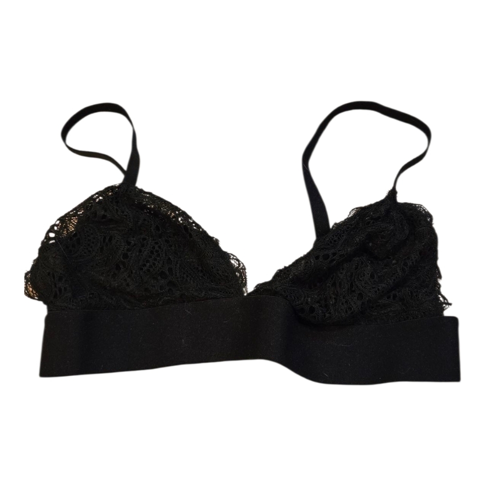 Lively Sexy Black Lace Bralette Sz L